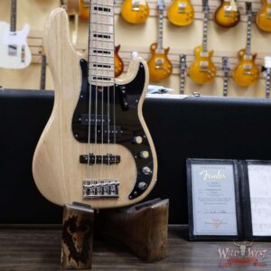 Fender Custom Shop Paul Waller Maserbuilt P-Bass Special V Active P/J Pickups 5-String Precison Bass Natural - Image 8