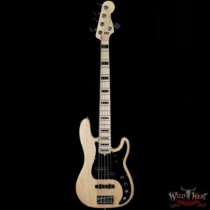 Fender Custom Shop Paul Waller Maserbuilt P-Bass Special V Active P/J Pickups 5-String Precison Bass Natural - Image 3