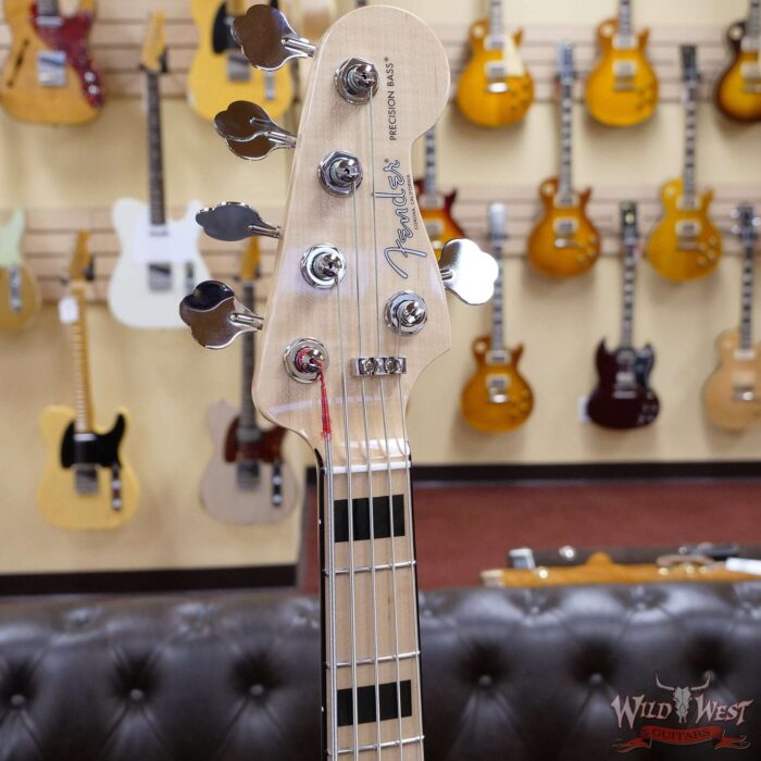 Fender Custom Shop Paul Waller Maserbuilt P-Bass Special V Active P/J Pickups 5-String Precison Bass Natural - Image 7