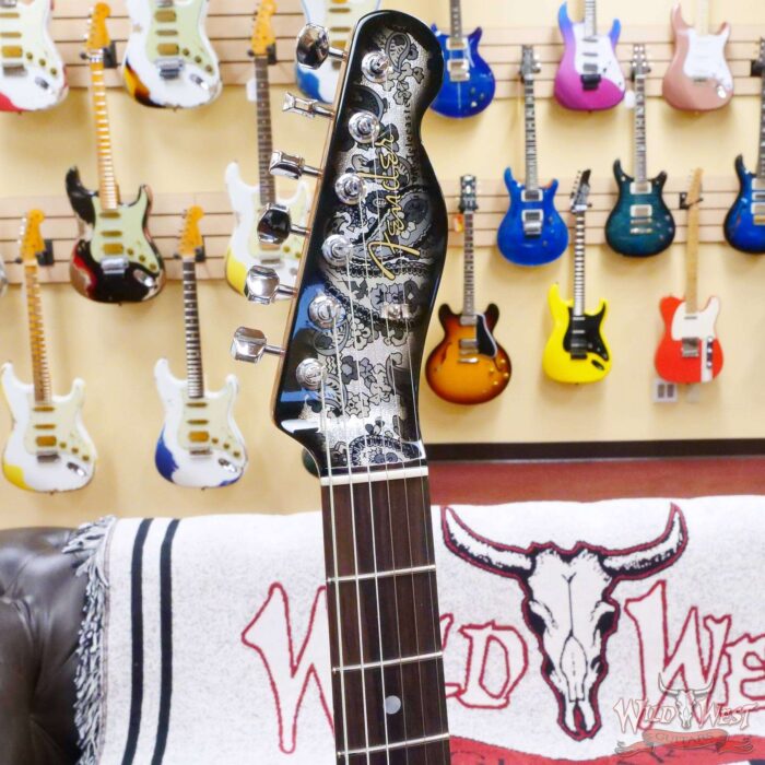 Fender Custom Shop Paul Waller Masterbuilt 1967 Telecaster Custom HH NOS Black Paisley 6.85 LBS - Image 7