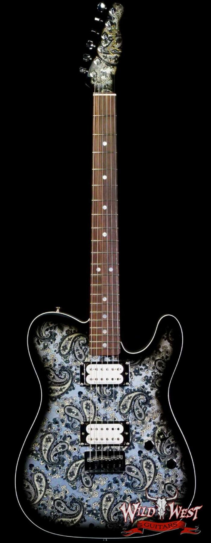 Fender Custom Shop Paul Waller Masterbuilt 1967 Telecaster Custom HH NOS Black Paisley 6.85 LBS - Image 1