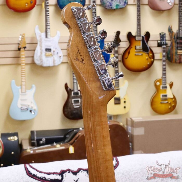 Fender Custom Shop Paul Waller Masterbuilt 1967 Telecaster Custom HH NOS Blue Floral Blue Flower 7.25 LBS - Image 10