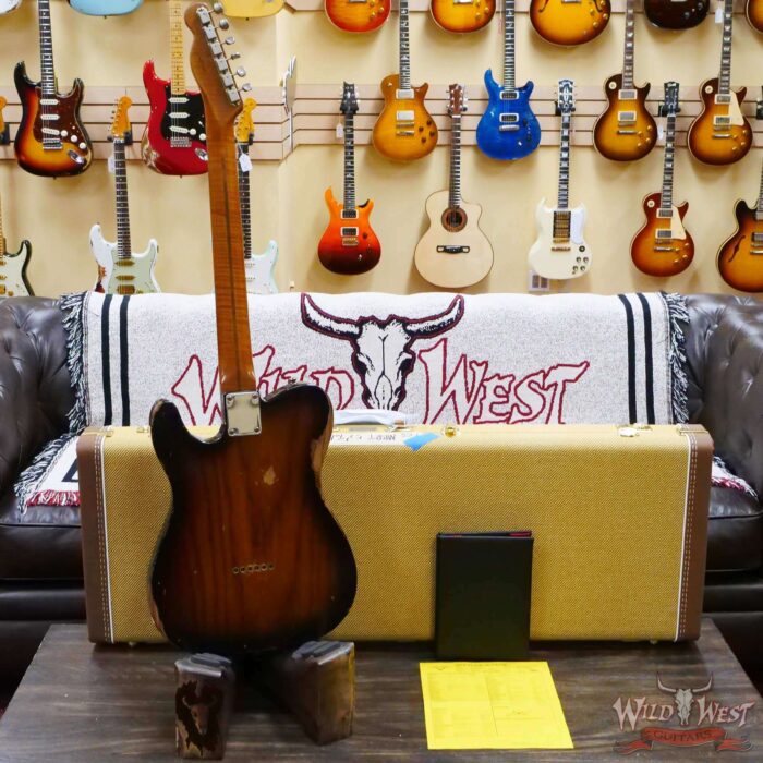 Fender Custom Shop Ron Thorn Masterbuilt Roasted Ash 1952 Telecaster Relic Hand-Wound Pickups 2 Tone Sunburst - Image 9