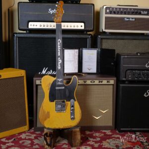 Fender Custom Shop Ron Thorn Masterbuilt 1952 Telecaster Heavy Relic Flame Maple Neck Hand-Wound Pickups 6.30 LBS - Image 12