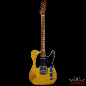Fender Custom Shop Ron Thorn Masterbuilt 1952 Telecaster Heavy Relic Flame Maple Neck Hand-Wound Pickups 6.30 LBS - Image 3