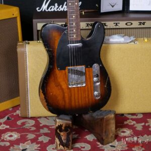 Fender Custom Shop Ron Thorn Masterbuilt 1952 Telecaster Relic Ash Body Rosewood Fingerboard 2 Tone Sunburst 6.65 LBS - Image 8