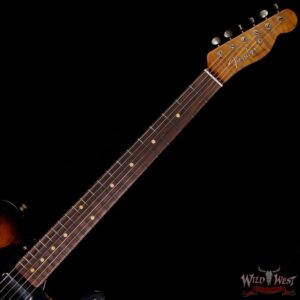 Fender Custom Shop Ron Thorn Masterbuilt 1952 Telecaster Relic Ash Body Rosewood Fingerboard 2 Tone Sunburst 6.65 LBS - Image 4