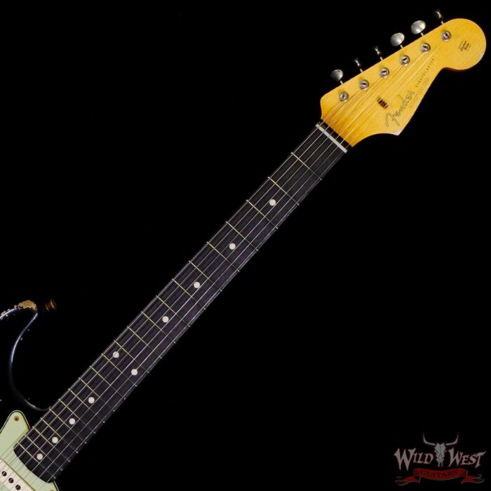 Fender Custom Shop Ron Thorn Masterbuilt 1963 Stratocaster Relic Black - Image 4