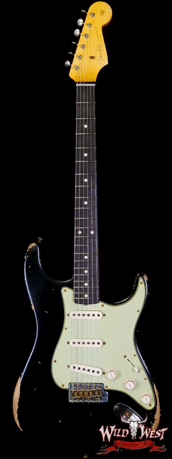 Fender Custom Shop Ron Thorn Masterbuilt 1963 Stratocaster Relic Black - Image 1