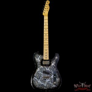 Fender Custom Shop Ron Thorn Masterbuilt 1968 Telecaster HS Maple Fingerboard Relic Black Paisley - Image 3
