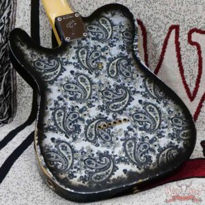 Fender Custom Shop Ron Thorn Masterbuilt 1968 Telecaster HS Maple Fingerboard Relic Black Paisley - Image 11