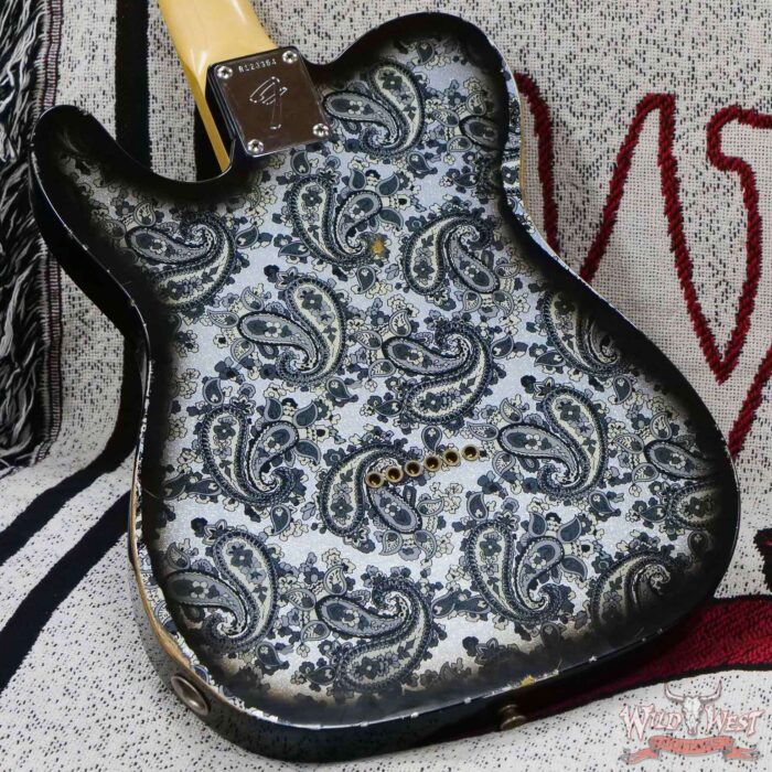 Fender Custom Shop Ron Thorn Masterbuilt 1968 Telecaster HS Maple Fingerboard Relic Black Paisley - Image 11