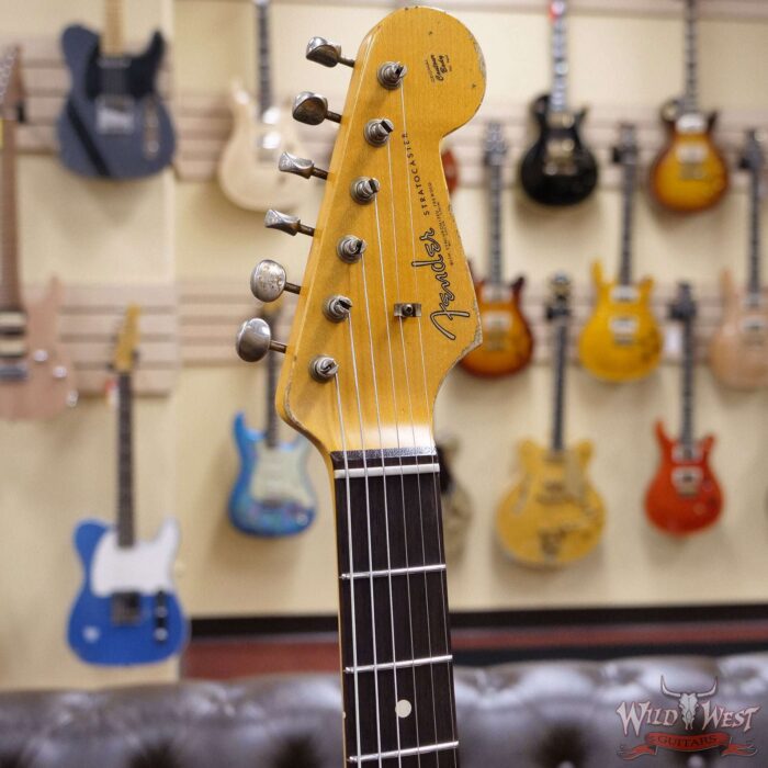 Fender Custom Shop Ron Thorn Masterbuilt 1964 Stratocaster Josefina Hand-Wound Pickups Heavy Relic Fiesta Red over Black - Image 7
