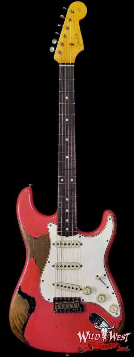 Fender Custom Shop Ron Thorn Masterbuilt 1964 Stratocaster Josefina Hand-Wound Pickups Heavy Relic Fiesta Red over Black