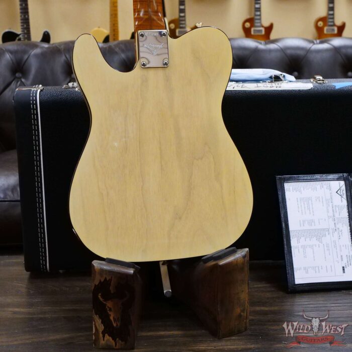 Fender Custom Shop Ron Thorn Masterbuilt 72 Custom Thinline Telecaster Journeyman Relic HS Bigsby Roasted Flame Neck Nocaster Blonde - Image 12