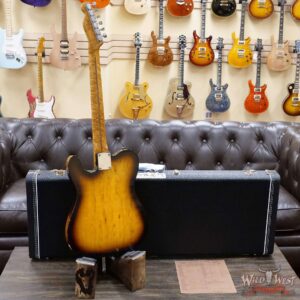 Fender Custom Shop Ron Thorn Masterbuilt 72 Telecaster Custom Thinline Bigsby Leather Tooled Pickguard by Beth Freeman Journeyman Relic 3 Tone Sunburst - Image 9