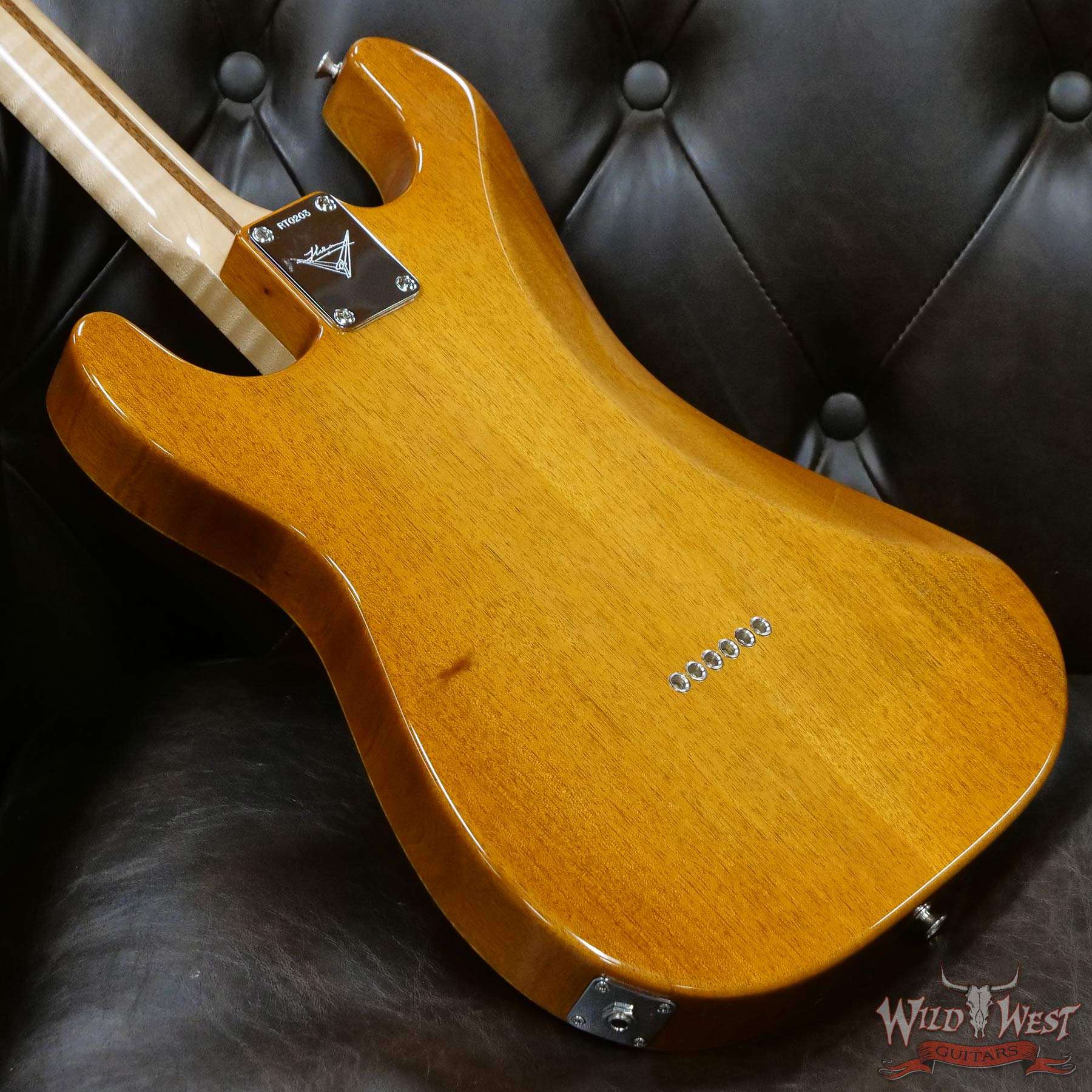 fendercs-mbrt-qmtstrat-rt0203-d6__wwg.jpg Fender Custom Shop Ron Thorn Masterbuilt Quilt Top Stratocaster P-90 Chambered Mahogany Body AA Flame Neck Honey Burst - Image 11