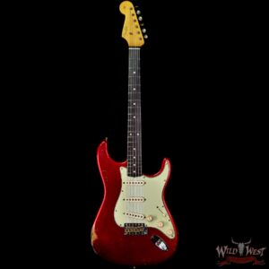 Fender Custom Shop Ron Thorn Masterbuilt 1960 Stratocaster Reverse Headstock Josefina Hand-Wound Pickups Relic Candy Apple Red - Image 3