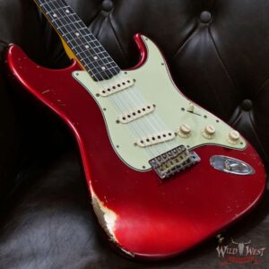 Fender Custom Shop Ron Thorn Masterbuilt 1960 Stratocaster Reverse Headstock Josefina Hand-Wound Pickups Relic Candy Apple Red - Image 8