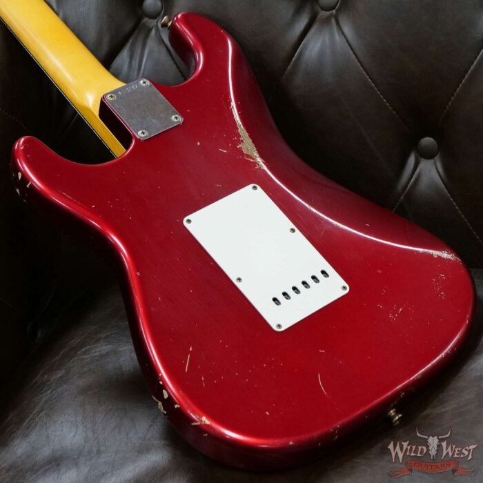 Fender Custom Shop Ron Thorn Masterbuilt 1960 Stratocaster Reverse Headstock Josefina Hand-Wound Pickups Relic Candy Apple Red - Image 11