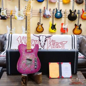 Fender Custom Shop Ron Thorn Masterbuilt 1968 Telecaster Maple Fingerboard Relic Pink Paisley - Image 6