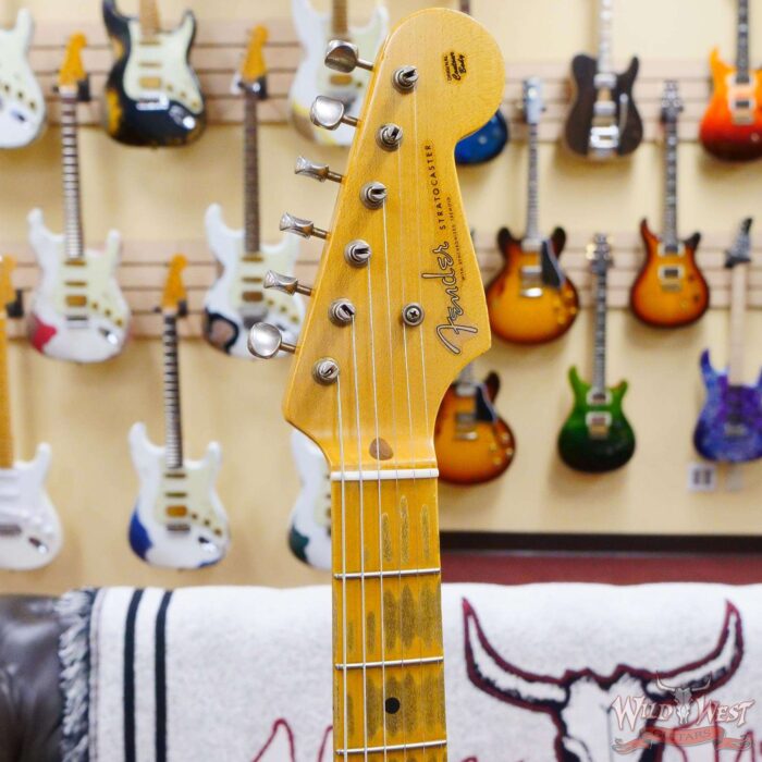 Fender Custom Shop Todd Krause Masterbuilt 1956 Stratocaster H/W Pickups Relic Fiesta Red 7.15 LBS - Image 7