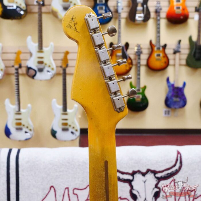 Fender Custom Shop Todd Krause Masterbuilt 1956 Stratocaster H/W Pickups Relic Fiesta Red 7.15 LBS - Image 10
