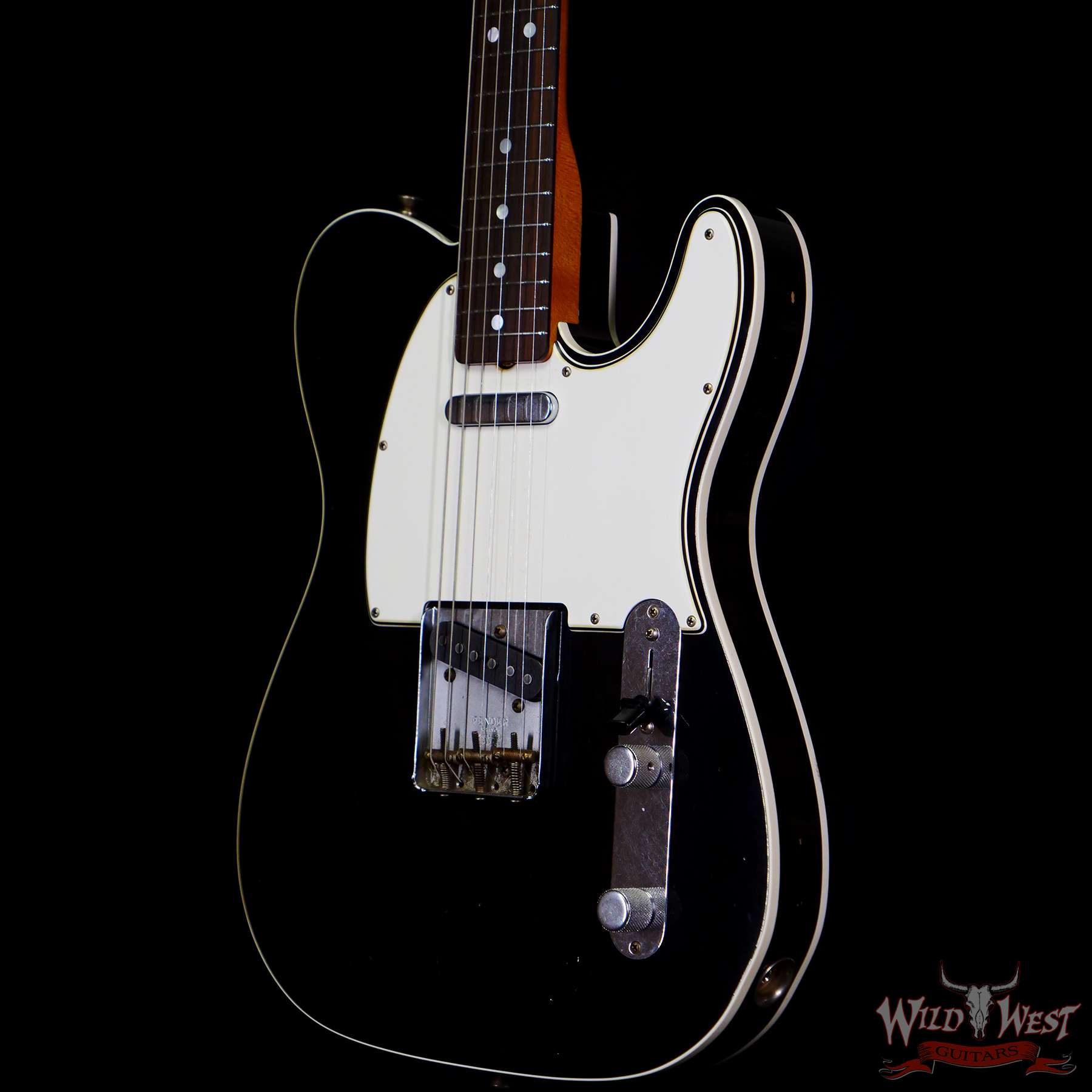 fendercs-mbtk-1966telecstjm-r103151-br__wwg.jpg Fender Custom Shop Todd krause Masterbuilt 1966 Telecaster Custom Journeyman Relic Black with Josefina Hand-Wound Pickups - Image 2