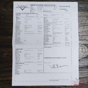 Fender Custom Shop Todd krause Masterbuilt 1966 Telecaster Custom Journeyman Relic Black with Josefina Hand-Wound Pickups - Image 14