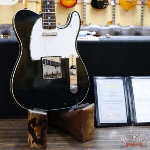 Fender Custom Shop Todd krause Masterbuilt 1966 Telecaster Custom Journeyman Relic Black with Josefina Hand-Wound Pickups - Image 8