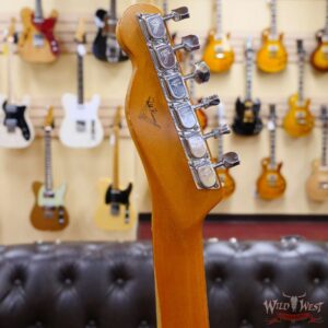 Fender Custom Shop Todd krause Masterbuilt 1966 Telecaster Custom Journeyman Relic Black with Josefina Hand-Wound Pickups - Image 11