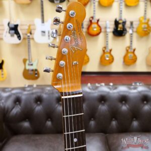 Fender Custom Shop Todd krause Masterbuilt 1966 Telecaster Custom Journeyman Relic Black with Josefina Hand-Wound Pickups - Image 7