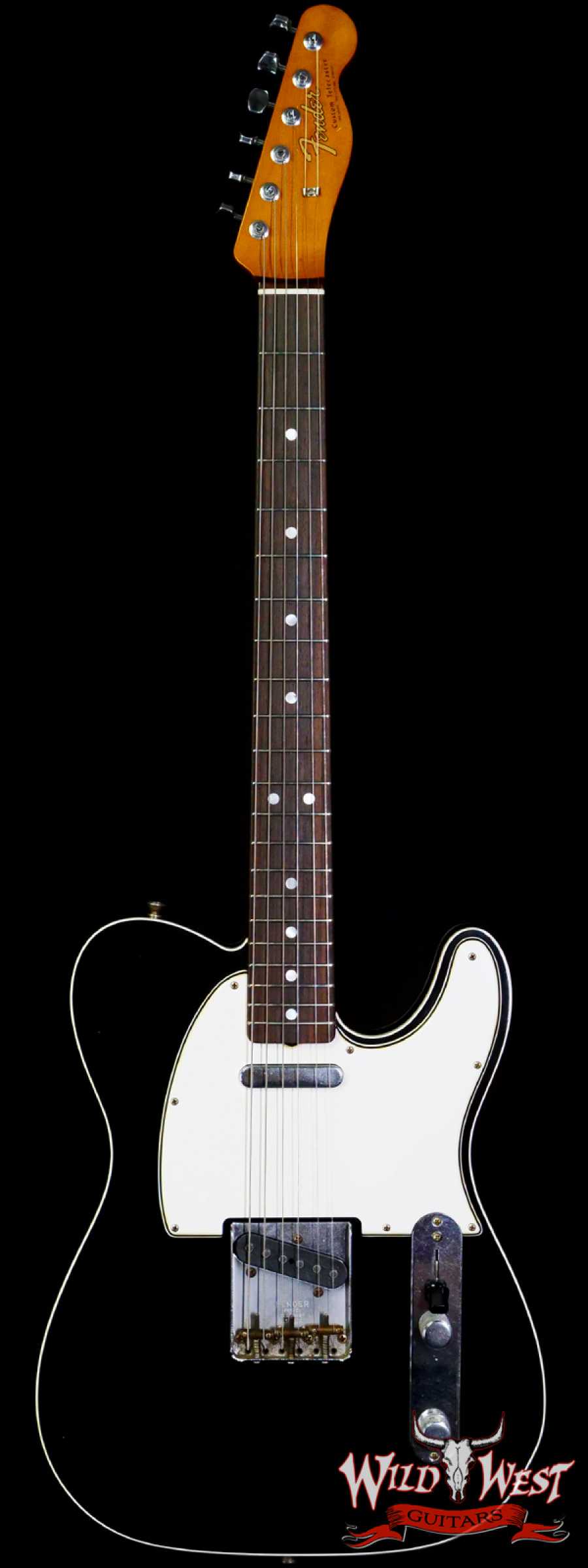 fendercs-mbtk-1966telecstjm-r103151-main__wwg_large.jpg Fender Custom Shop Todd krause Masterbuilt 1966 Telecaster Custom Journeyman Relic Black with Josefina Hand-Wound Pickups - Image 1