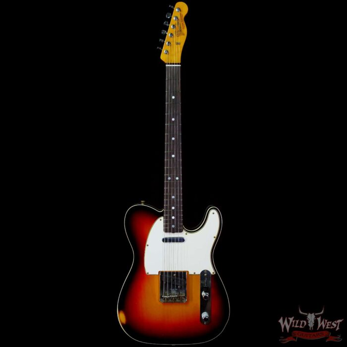 Fender Custom Shop Todd Krause Masterbuilt 1967 Telecaster Custom Josefina Hand-Wound Pickups Relic 3 Tone Sunburst - Image 3