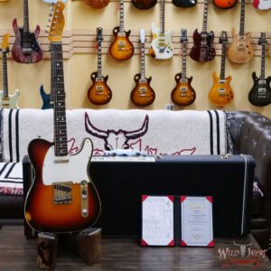 Fender Custom Shop Todd Krause Masterbuilt 1967 Telecaster Custom Josefina Hand-Wound Pickups Relic 3 Tone Sunburst - Image 6