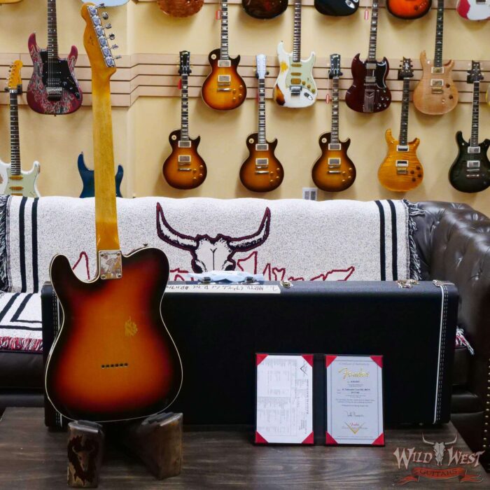 Fender Custom Shop Todd Krause Masterbuilt 1967 Telecaster Custom Josefina Hand-Wound Pickups Relic 3 Tone Sunburst - Image 9