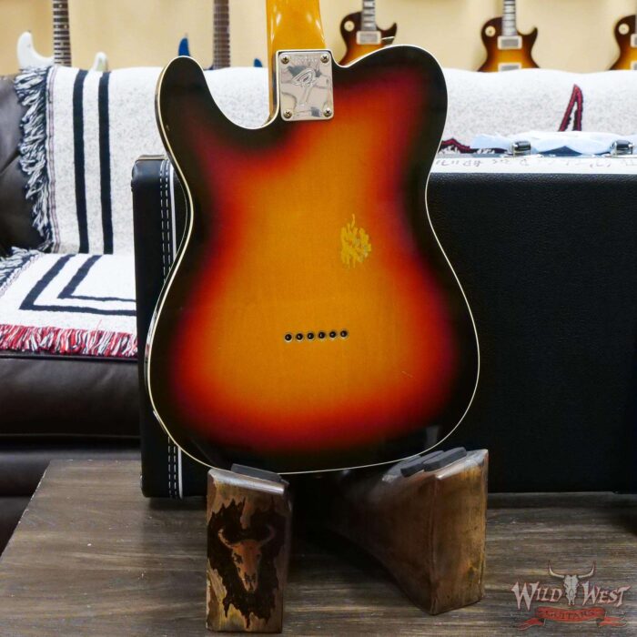 Fender Custom Shop Todd Krause Masterbuilt 1967 Telecaster Custom Josefina Hand-Wound Pickups Relic 3 Tone Sunburst - Image 11