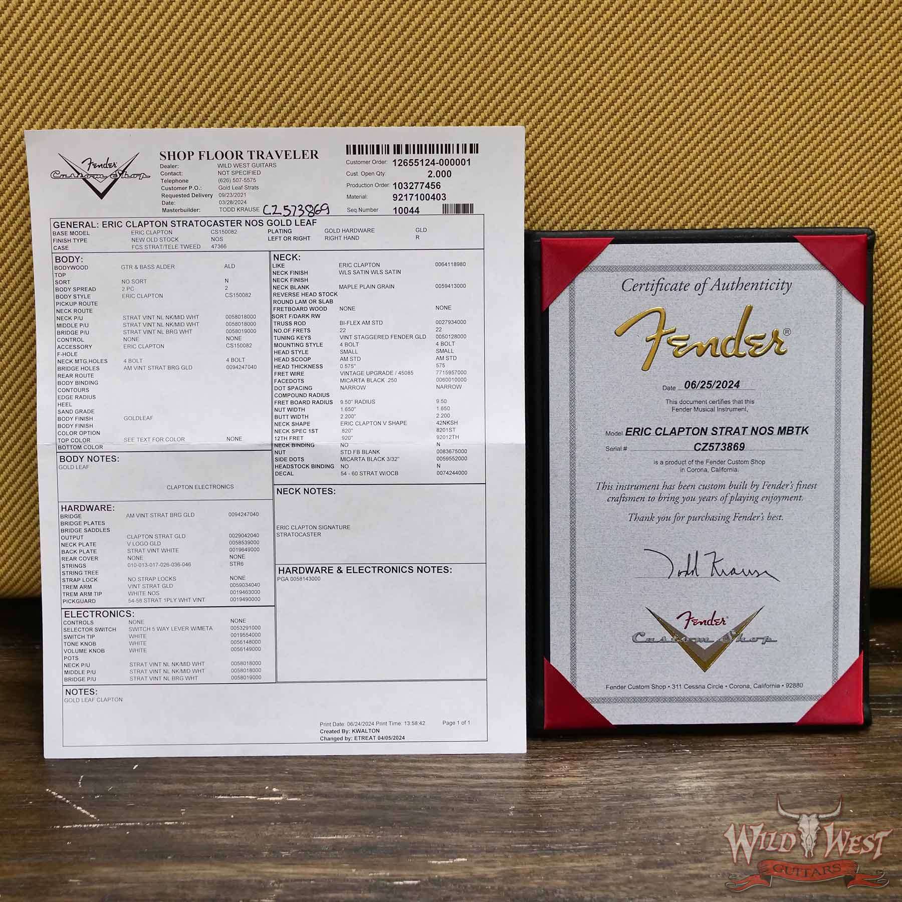 fendercs-mbtk-cz573869-d8__wwg.jpg Fender Custom Shop Todd Krause Masterbuilt Eric Clapton Signature Stratocaster NOS Gold Leaf 7.65 LBS - Image 13