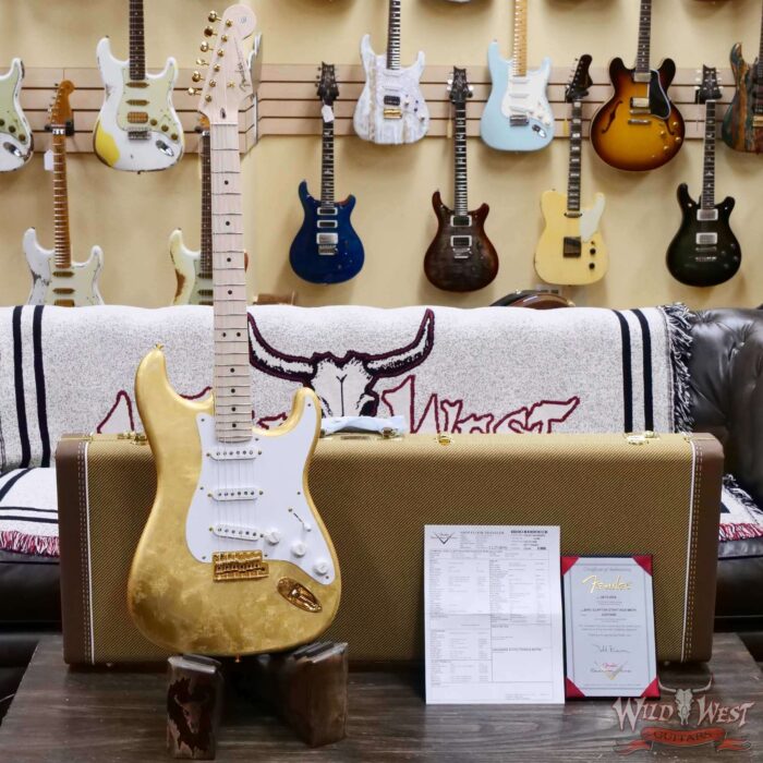 Fender Custom Shop Todd Krause Masterbuilt Eric Clapton Signature Stratocaster NOS Gold Leaf 7.80 LBS - Image 6