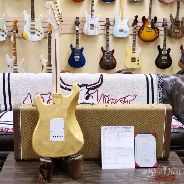 Fender Custom Shop Todd Krause Masterbuilt Eric Clapton Signature Stratocaster NOS Gold Leaf 7.80 LBS - Image 10