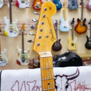 Fender Custom Shop Todd Krause Masterbuilt 1956 Stratocaster Josefina Handwound Pickups Journeyman Relic Olympic White 7.20 LBS - Image 7