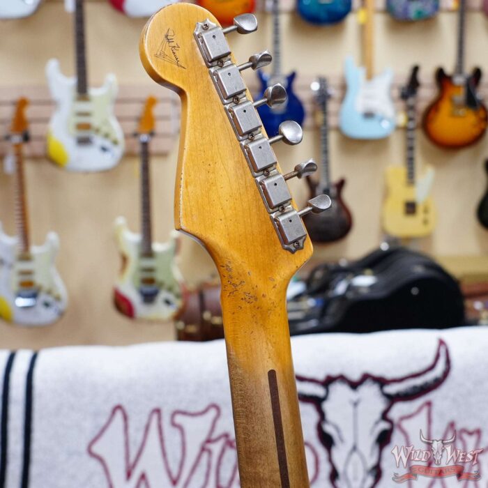 Fender Custom Shop Todd Krause Masterbuilt 1956 Stratocaster Josefina Handwound Pickups Journeyman Relic Olympic White 7.20 LBS - Image 11
