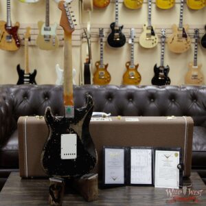 2020 NAMM Fender Custom Shop Vincent Van Trigt Masterbuilt 1959 Stratocaster Heavy Relic Rosewood Slab Board Black - Image 15