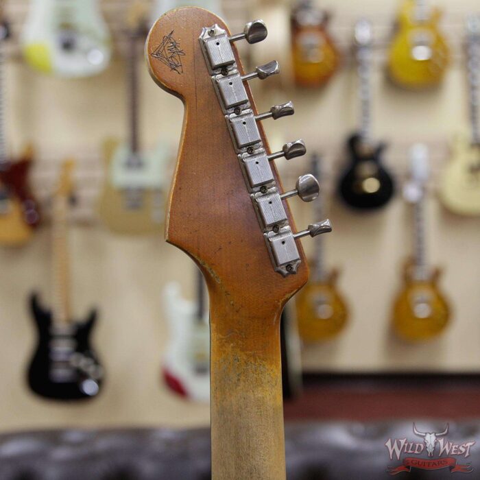 2020 NAMM Fender Custom Shop Vincent Van Trigt Masterbuilt 1959 Stratocaster Heavy Relic Rosewood Slab Board Black - Image 9