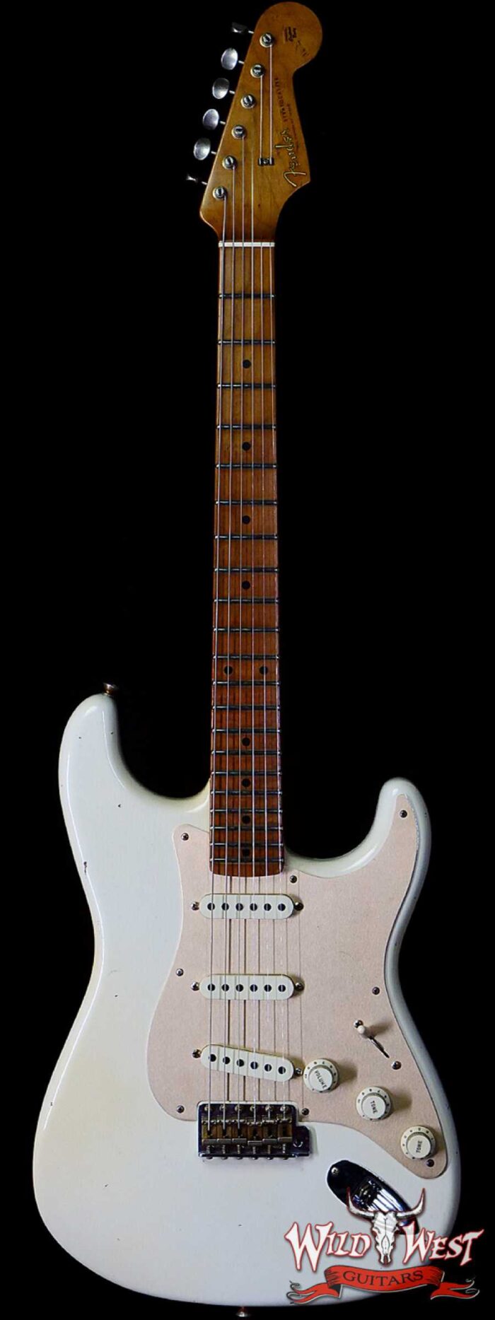 Fender Custom Shop Vincent Van Trigt Masterbuilt 60’s Roasted Stratocaster Journeyman Relic Olympic White - Image 1