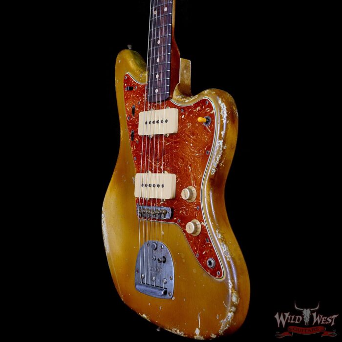 Fender Custom Shop Vincent Van Trigt Masterbuilt 1962 Jazzmaster Ultra Relic Lollar Pickups Aged Olympic White - Image 2