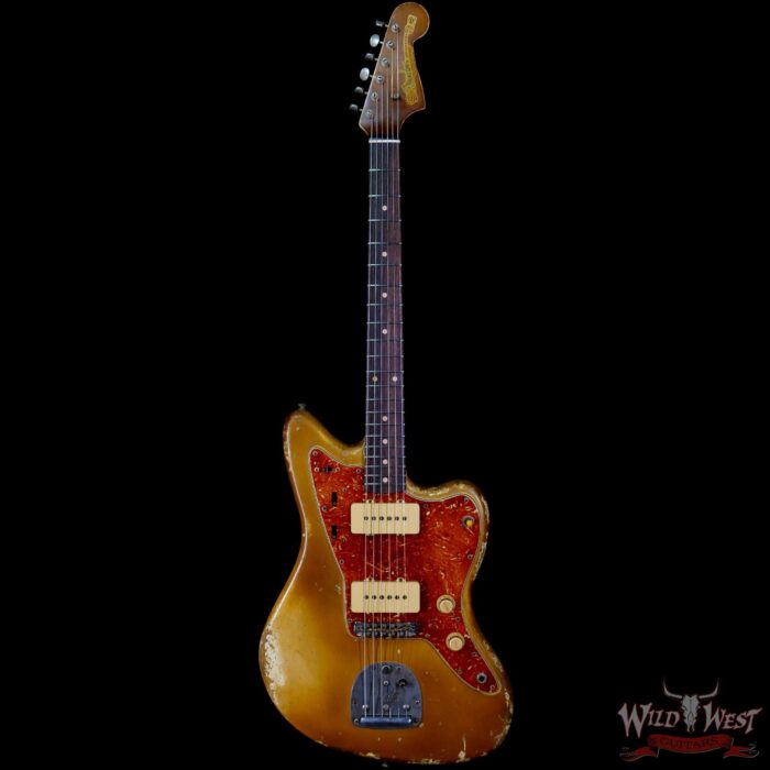 Fender Custom Shop Vincent Van Trigt Masterbuilt 1962 Jazzmaster Ultra Relic Lollar Pickups Aged Olympic White - Image 3
