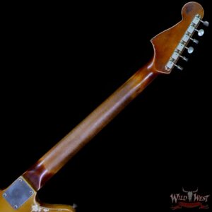 Fender Custom Shop Vincent Van Trigt Masterbuilt 1962 Jazzmaster Ultra Relic Lollar Pickups Aged Olympic White - Image 5