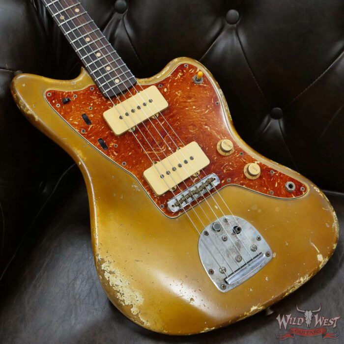 Fender Custom Shop Vincent Van Trigt Masterbuilt 1962 Jazzmaster Ultra Relic Lollar Pickups Aged Olympic White - Image 8