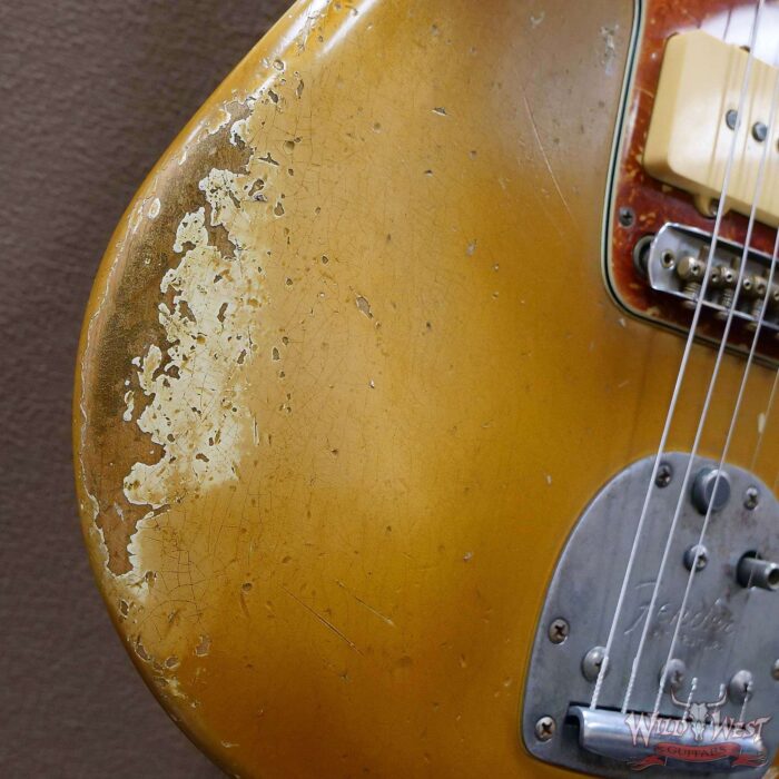 Fender Custom Shop Vincent Van Trigt Masterbuilt 1962 Jazzmaster Ultra Relic Lollar Pickups Aged Olympic White - Image 9